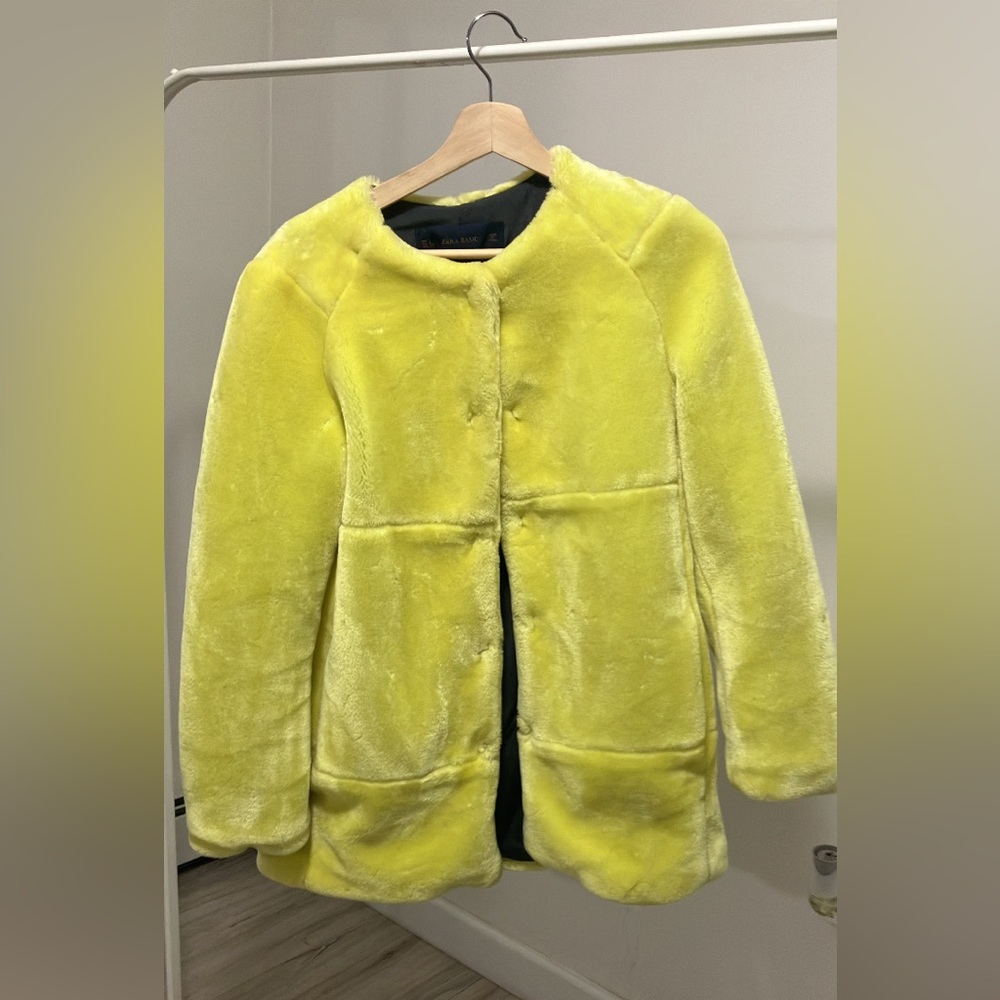 Zara faux fur coat